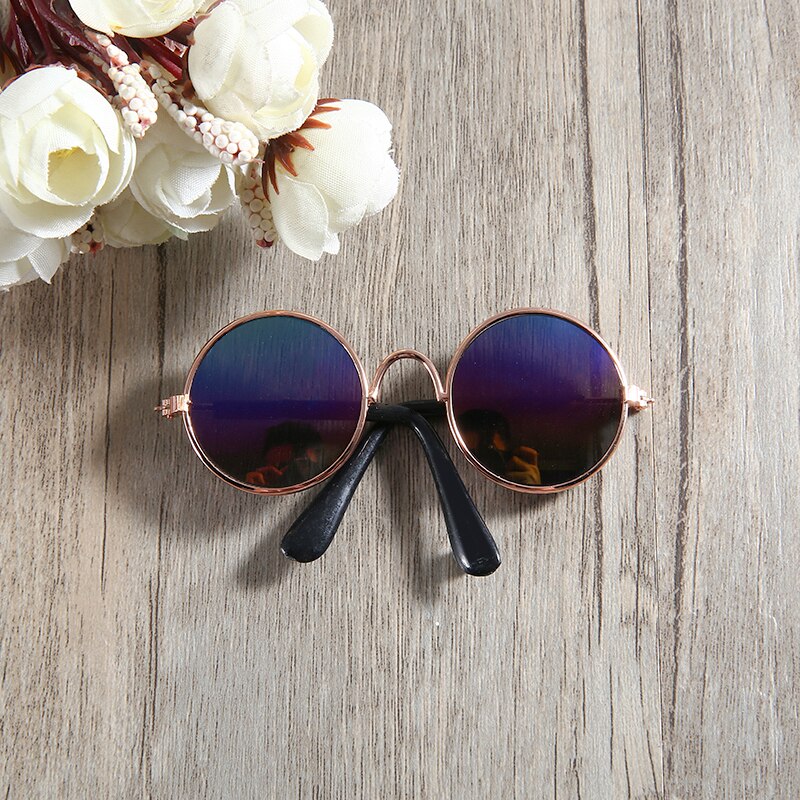 8cm Haustier Sonnenbrille Haustier Katze Hund Sonnenbrille UV Sonnenbrille Auge Schutz für Kleine Tiere