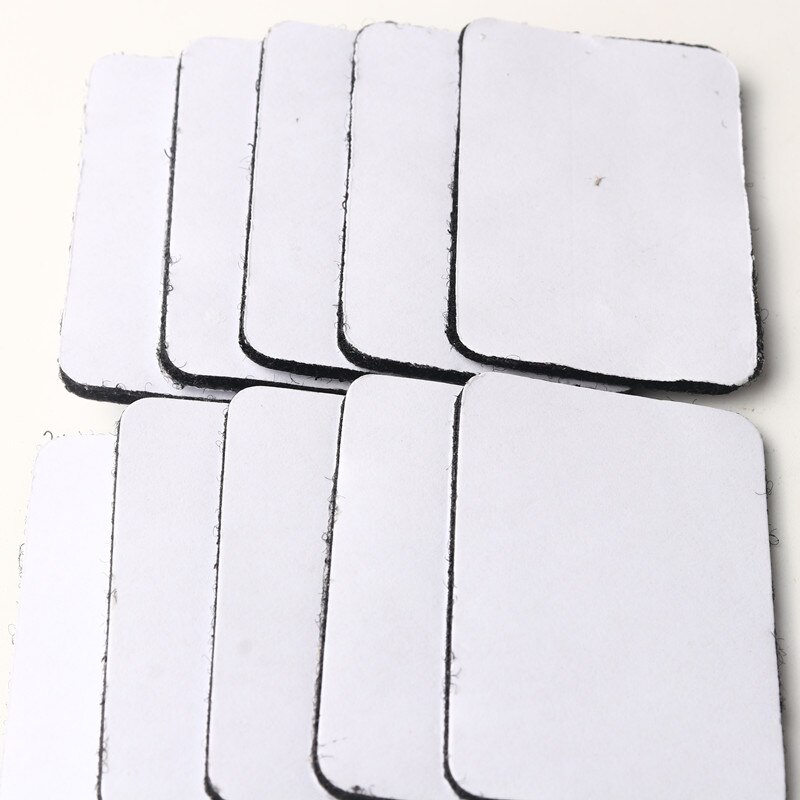 6Cm Strong Self-Adhesive Back Glue Velcro Fixed Point Sticker Tape Velcro for Bed Sheet Sofa Cushion Carpet Anti-Skid Mat: 4CMX6CM Black 5PC
