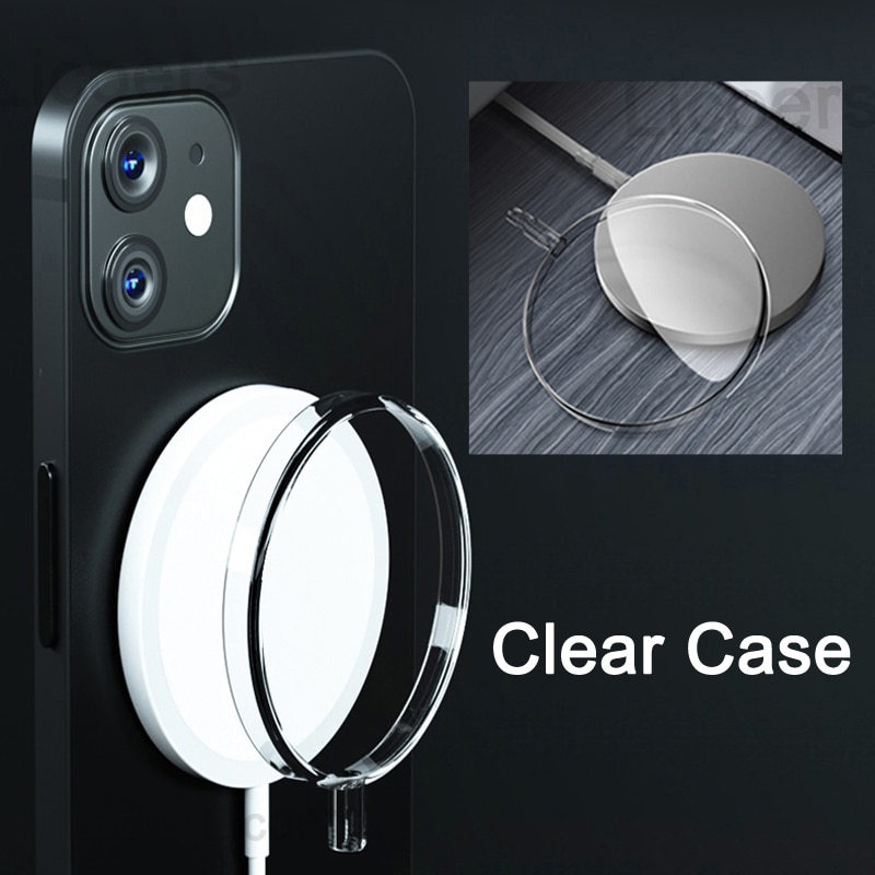 Étui de protection pour chargeur sans fil Magsafe, pour iPhone 12 Pro Max