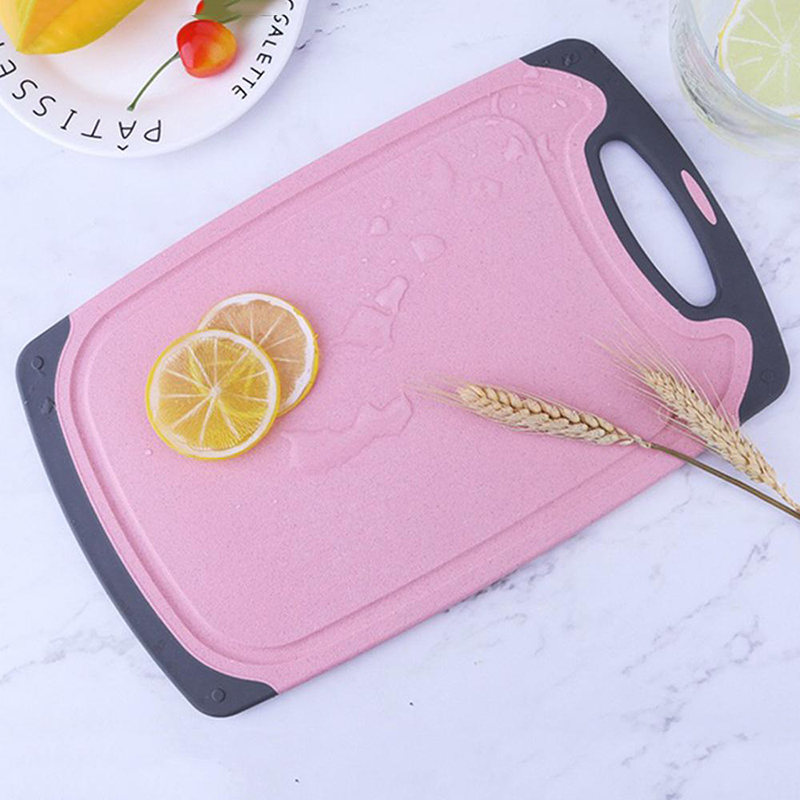 Snijplank Verdikte Grote Plastic Tarwe Stro Chop Board Huishoudelijke Dubbelzijdig Hakken Fruit Chop Boards Keuken Tool