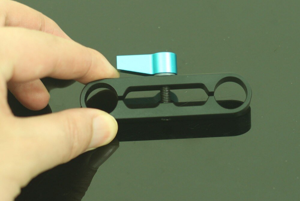 2pcs DSLR Rig Clamps For 15mm Rod DSLR Rig System 15mm Rail tripod camera