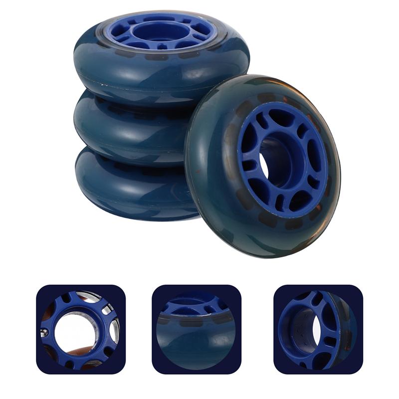 4Pcs Roller Skate Wheels Practical Ice Skates Wheels Useful Skate Shoe Wheels