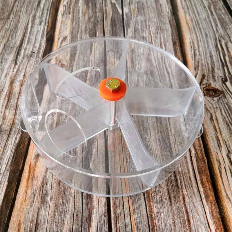 Shape Rotatable Wheel Toy Food Puzzle Bird Device Parrot