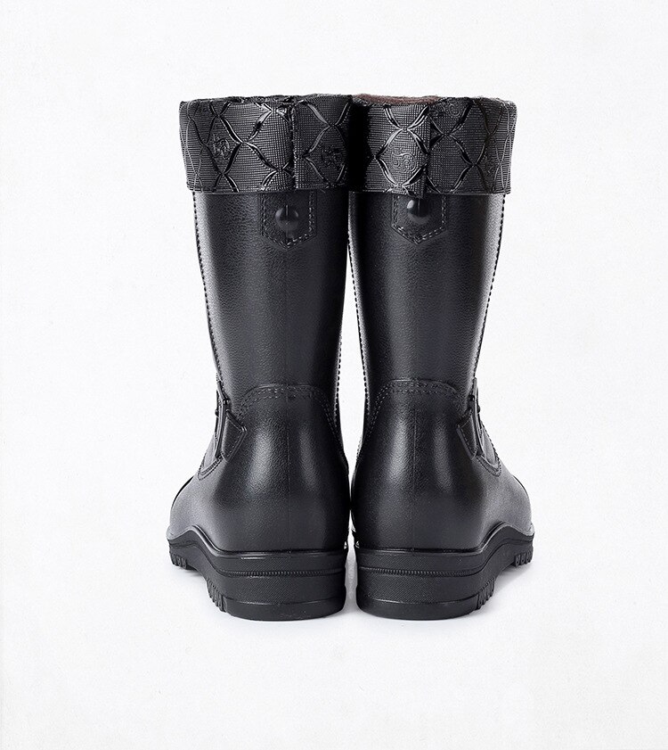 Botas para hombre impermeables Wellington Garden Wellies Yard Mucker, botines para lluvia, nuevas, negras, C309