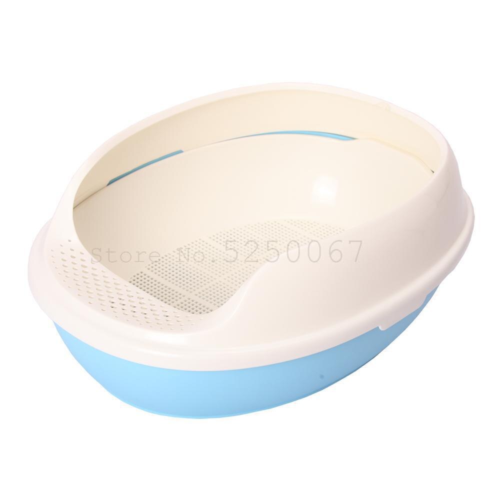 Kat toilet kat sand potte enkelt lag dobbelt lag fyrretræ bentonit kat sand potte mesh fed kat super stor lukket: Model 3