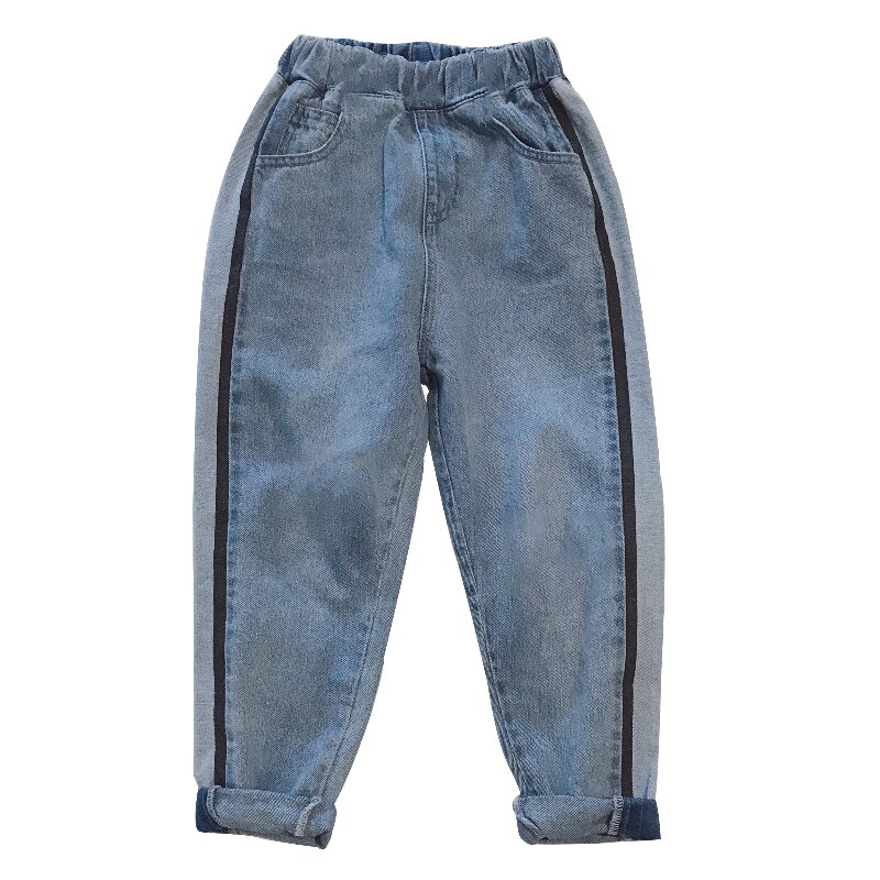 IENENS Scarni Dei Jeans del Ragazzo Dei Bambini Del Cowboy Pantaloni di colore Chiaro Del Denim Pantaloni Lunghi Pantaloni Dei Capretti Del Bambino del Ragazzo Dei Jeans Strech