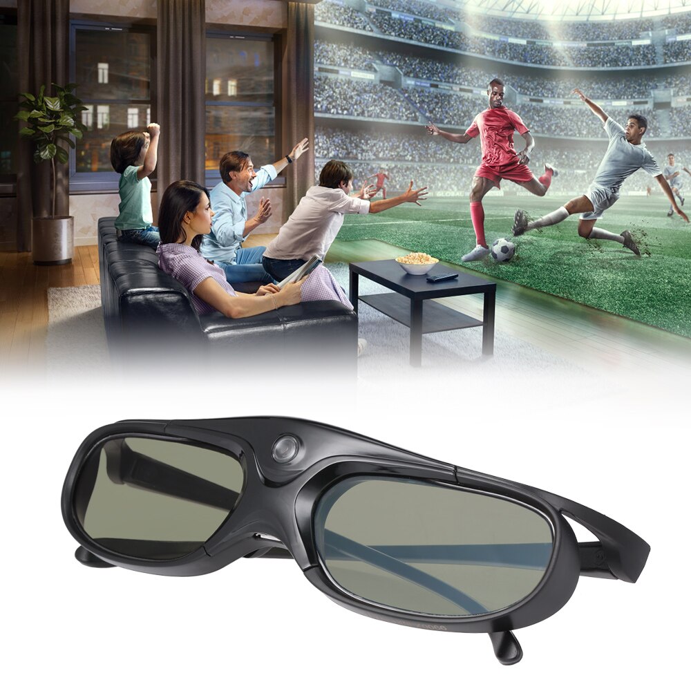 Active Shutter DLP Link 3D Glasses Compatible 96-144HZ With Optama /Acer/BenQ /ViewSonic/XGIMI DLP Link Projectors DLP 3D Ready