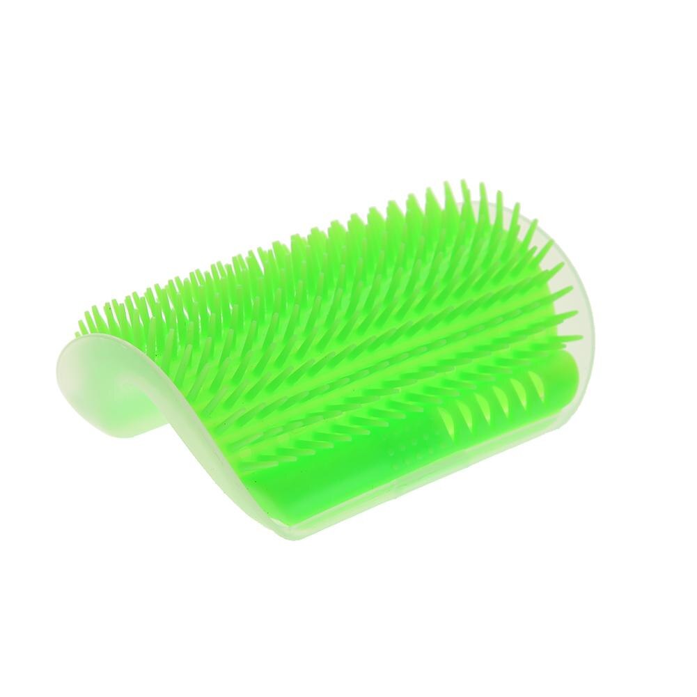 Cats Brush Corner Cat Massage Self Groomer Comb Brush Cat Rubs the Face with a Tickling Comb Cat Product Comb: Green