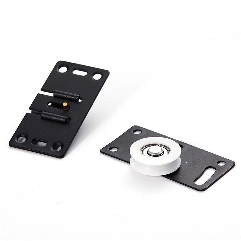 Lot De 4 Roulettes à Gorge U Avec Roulement - Poulies Pour Portes Et Fenêtres Coulissantes, Silencieuses Et Résistantes - 5