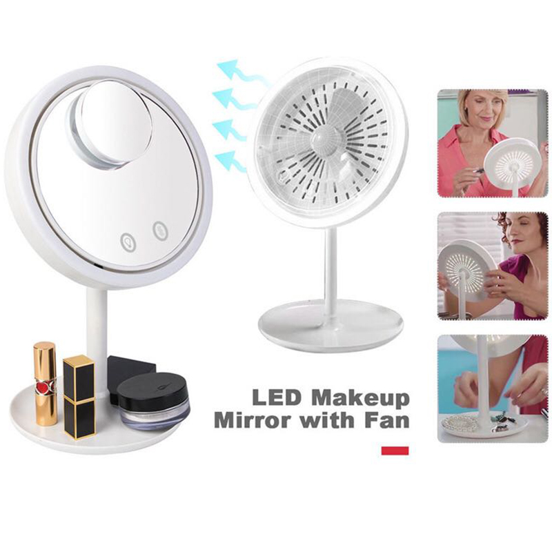 Mirror With Led Light Makeup Mirror Stand For Cosmetics Dressers Led Mirror With Light Side Mirror Folding Set