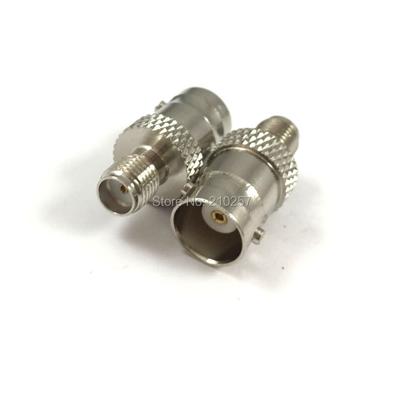 10pcs Sma Female Jack to Bnc Female RF Straight Connector Adaptor