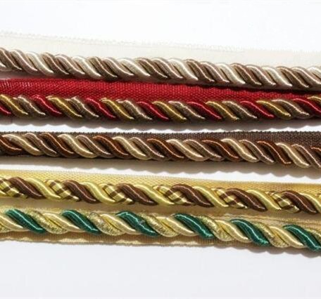 5 kleuren Twisted Touw Drie Strengen van Koord voor Kussen Kussen Tas Fauteuil Decoratieve Accessoires 10mm diameter Verkoop door Baal