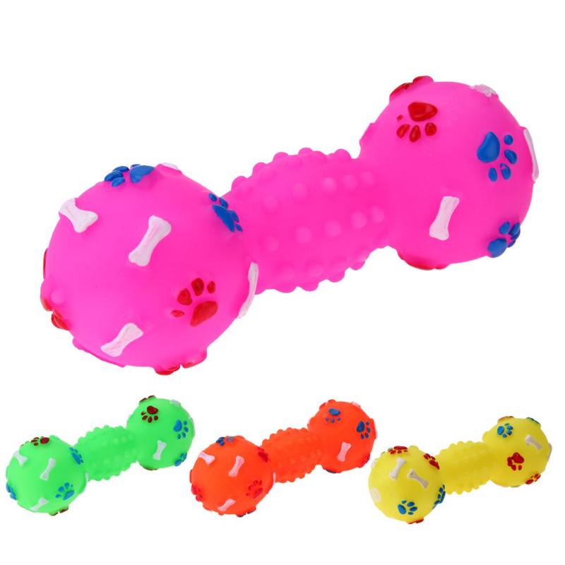 1PC Pet Dog Toy Squeakers Sound Toys Bone Shape Playing Balls for Dog Puppies Pet Chewing Toy Dog Outdoor interaction Products