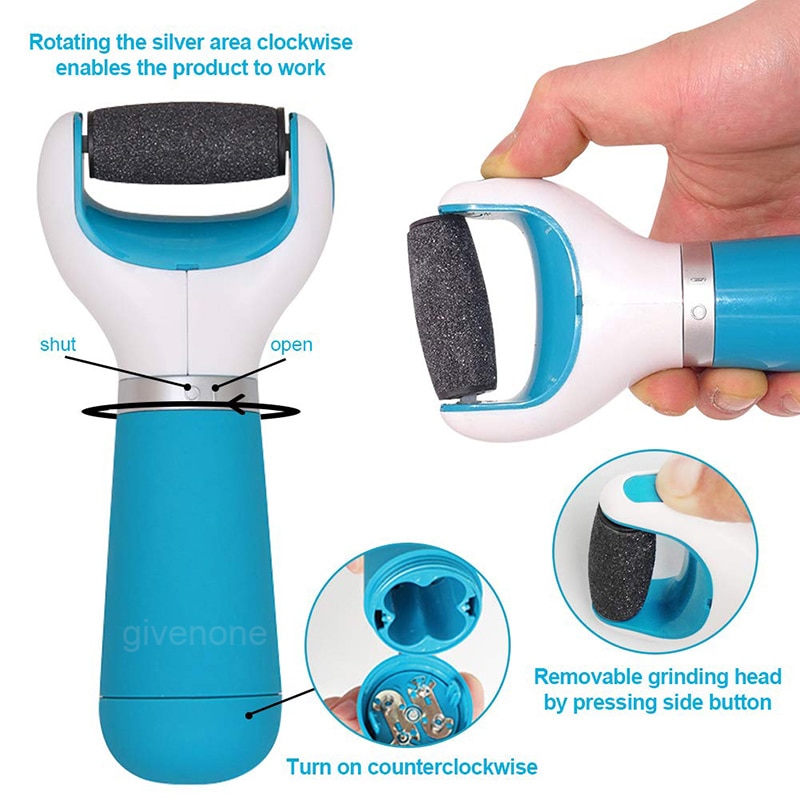 Draagbare Elektrische Voet Bestand Usb Pedicure Machine Voet Reparatie Machine Harde Droge Dode Cuticula Huid Remover Thuis Voet Care Tool