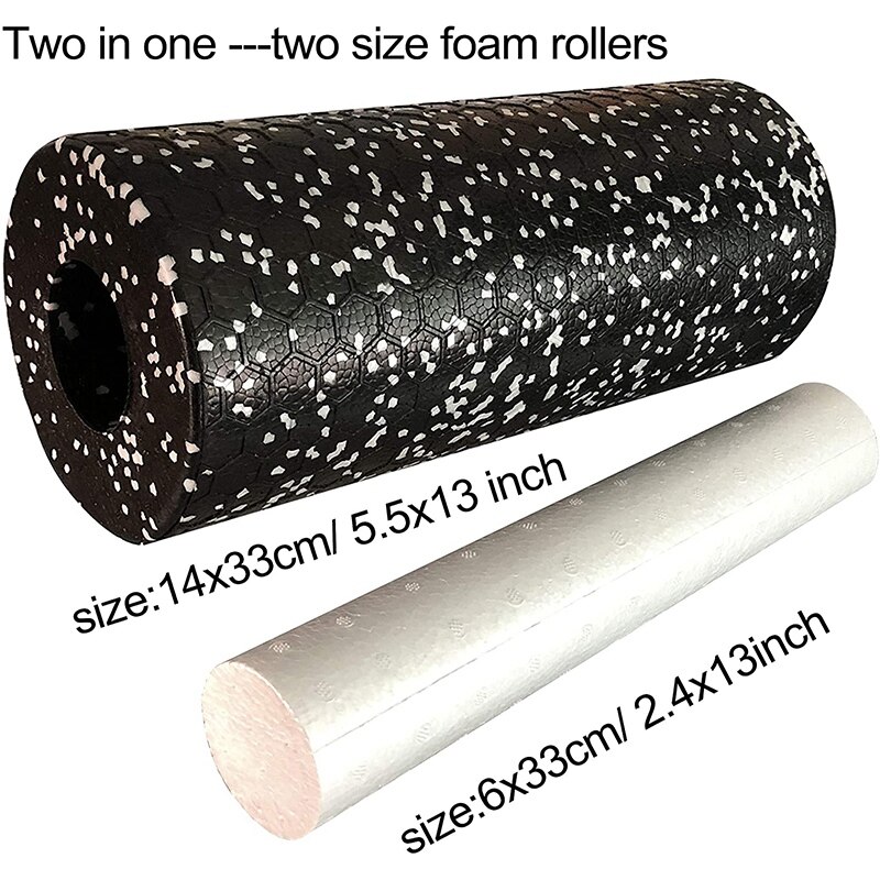 Trigger Point Foam Roller Set High Density Massage Roller Peanut Ball for Neck Back Muscles Deep Tissue Massage