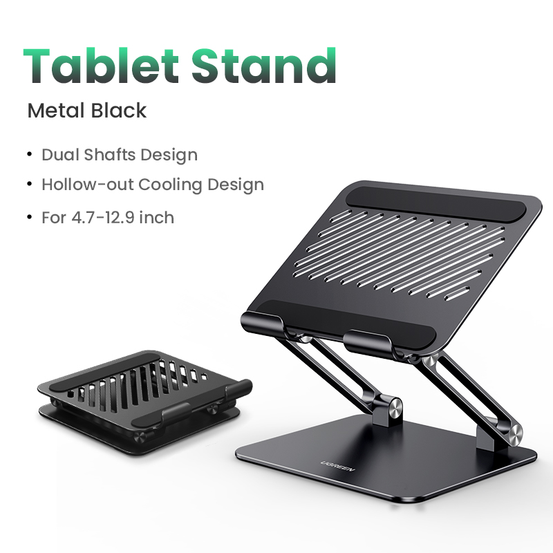 UGREEN Tablet Phone Stand For iPad Pro iPad Stand Xiaomi Tablet Support Notebook Stand Mobile Phone Holder Tablet Stand: Brown
