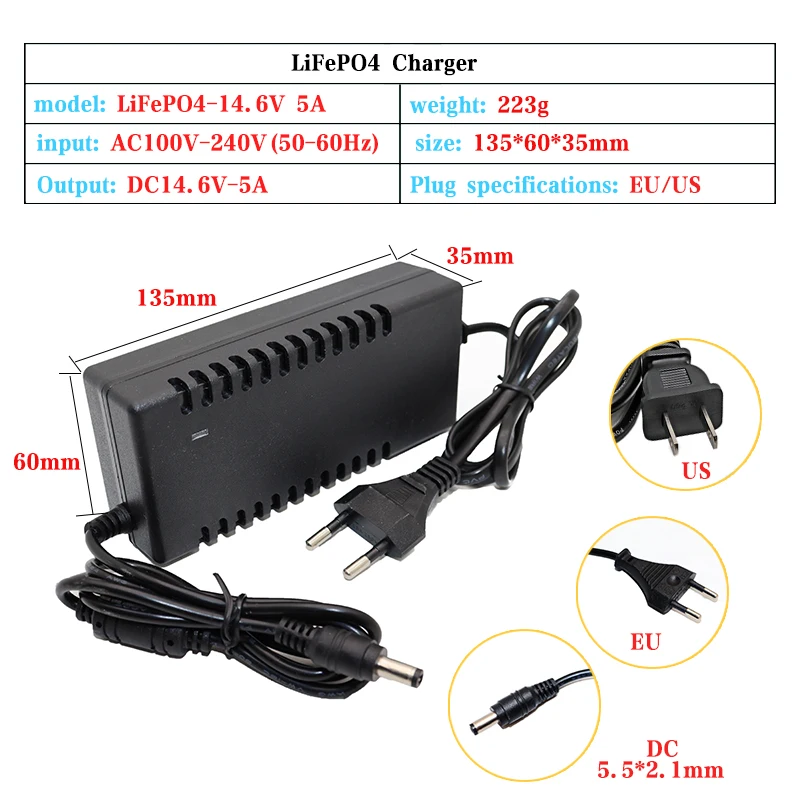 4S3P-32700 12.8V 21A Lifepo4 battery pack built-in charge and discharge 30A BMS toy car solar light golf cart 12V supply