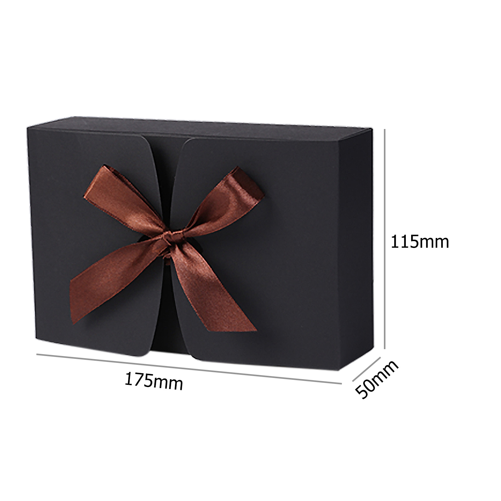 10pcs Box Kraft Paper Packing Box Candy Chocolate Cookies Bag Birthday Decor Foldable Presents Package Wrap Organizer: F