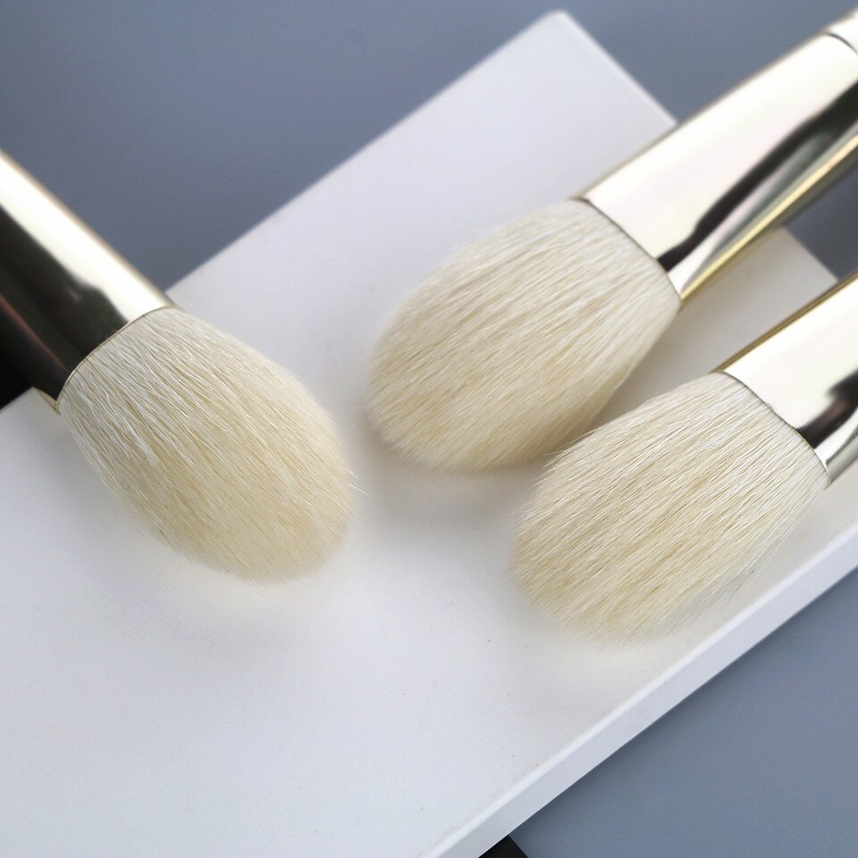 BEILI maquillaje pinceles colorete definidor punteado contorno base 1 pieza suave fibra de lana de pelo de cabra