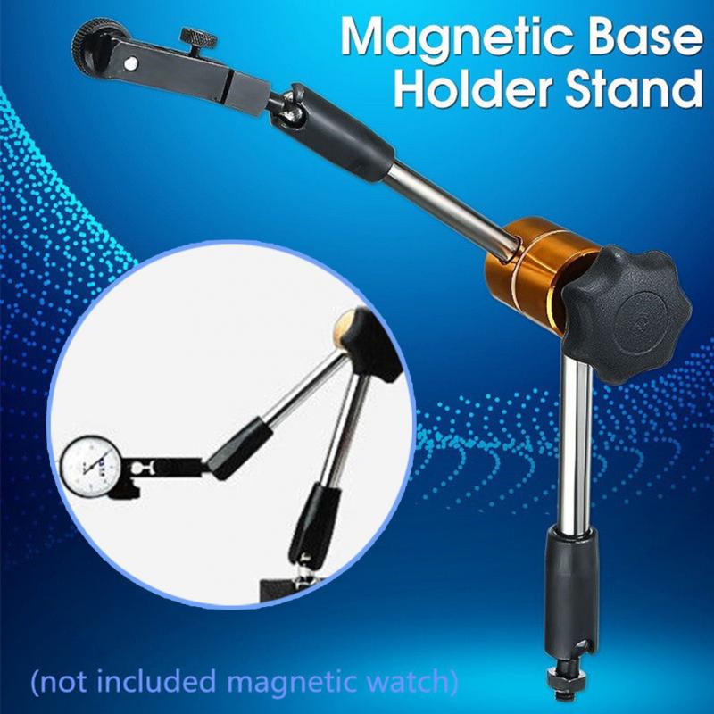Målemåler universal holder tilbehør værktøjsdele urskive testindikator stærk metalstander kalipe justerbar magnetisk base