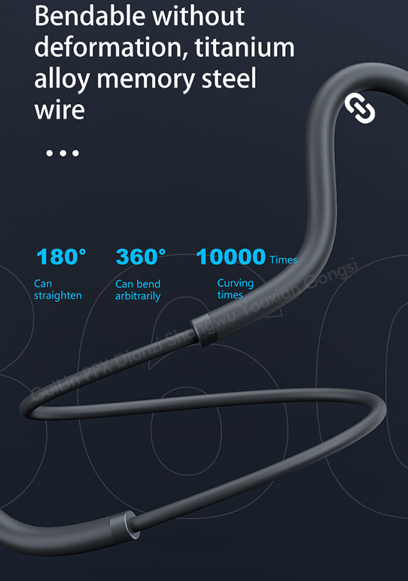 Air Conduction Wired Headphones C Open-Ear 3.5mm Audio Jack Noice Reduction Earbuds with Microphone for Mobile Phone Notebook PC