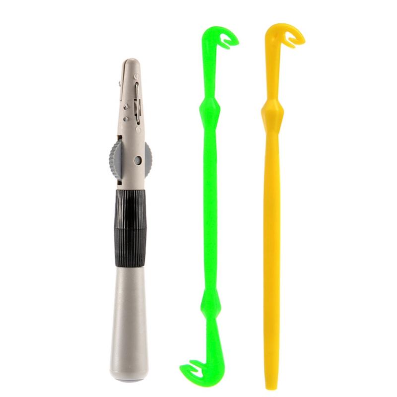 Draagbare Visgerei Haak Tier Vislijn Koppelverkoop Tool met Sub-lijn Tie Knopen Tie en Loop Tyer Vishaak remover