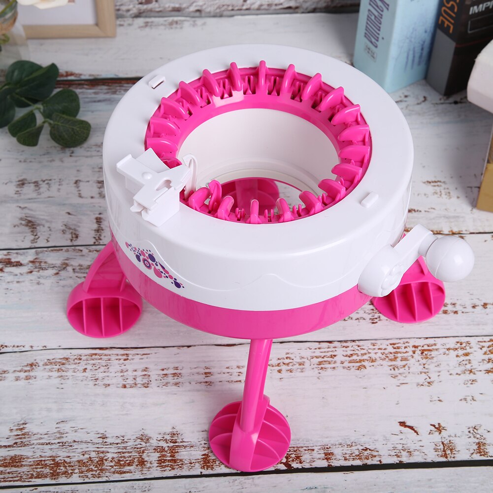 Knitting machine smart round knitting machine board rotating double knitting Christmas for adult children knitting for