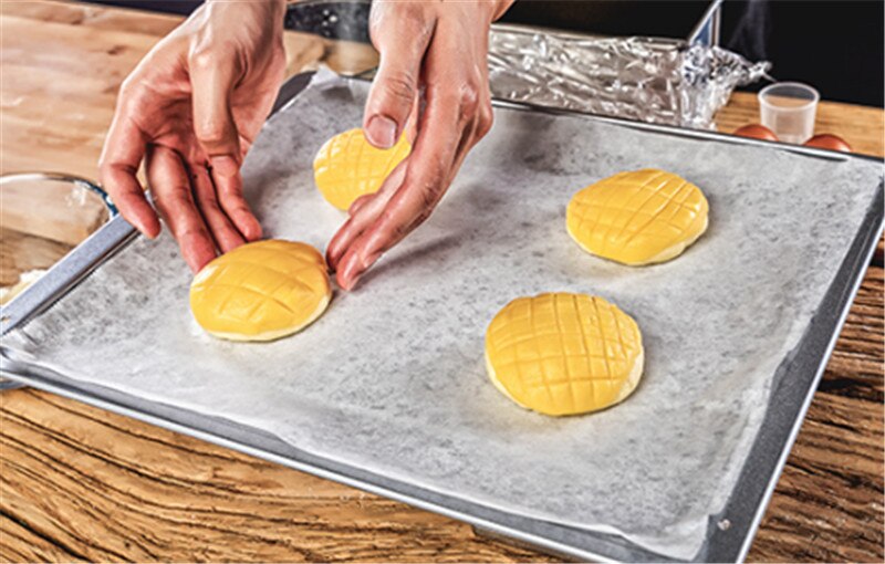 500 pcs white Rectangle NonStick Cookie Parchment Paper Baking Pan Oil butter paper bakery tools barbecue BBQ paper bakeware mat