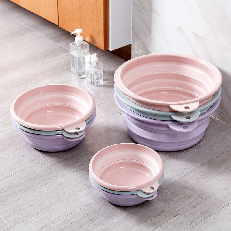 Portable Folding Bucket Foldable Basin Tourism Outdoor Folding Bucket Fishing Camping Car Wash Bucket Outdoor MJ829