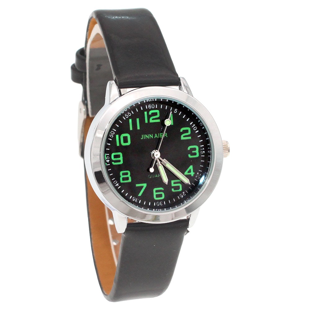 Aangekomen kinderen mooie eenvoudige quartz horloge jongens en meisjes schattige kleurrijke wijzerplaat leren tijd leren klok
