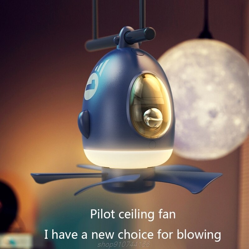 Airplane Ceiling Fan APP Remote Control Household Rechargeable Ceiling Fan Light Indoor Camping A16 21