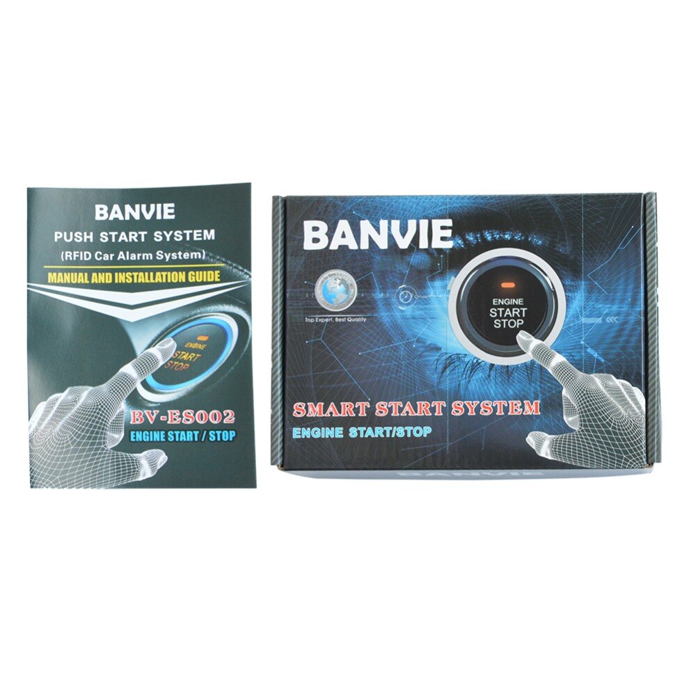 Auto Motor Start Stop Push Button System Zündung es Schalter Keyless Entry Auto Alarm starline a91