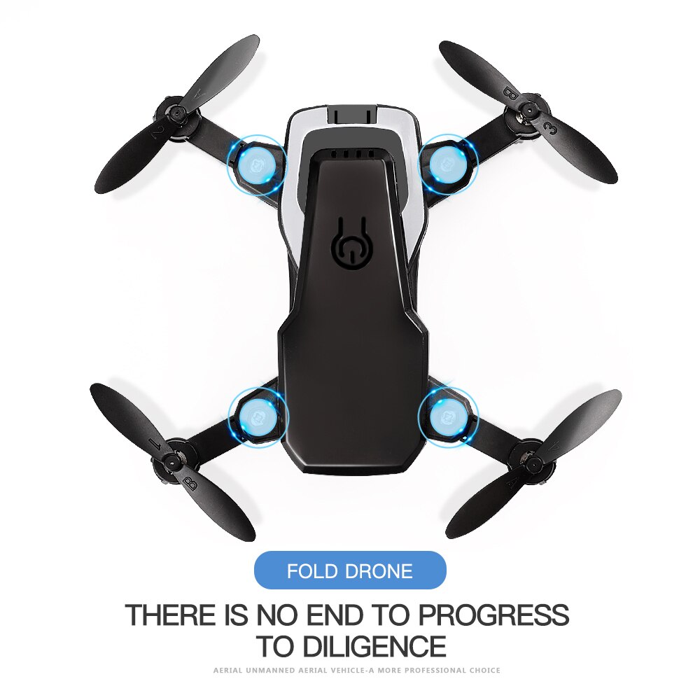 Mini LF606 Foldable 2.0Mp Drone Wifi FPV 2.4GHz 6-axis Aerial Photography RC Drone Helicopter Toy Easy To Adjust Frequency
