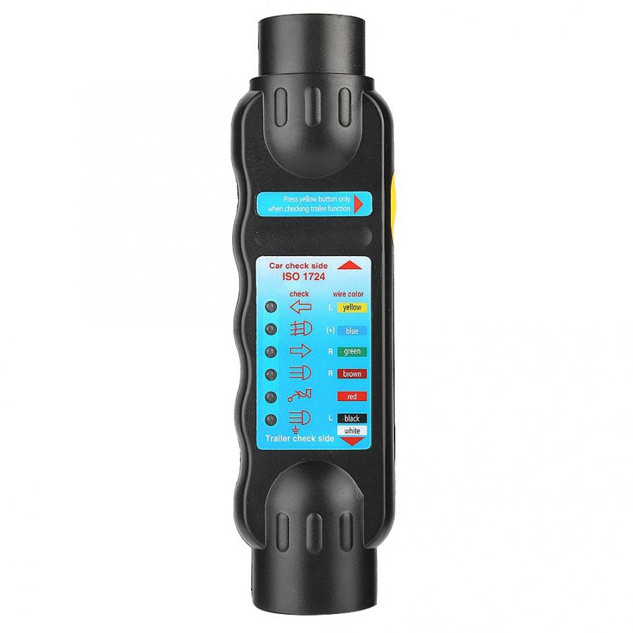 trailer lock 12V 7-Pin Car Truck Trailer Plug Socket Tester Wiring Circuit Light Test Tool trailer latch Trailer Accessories