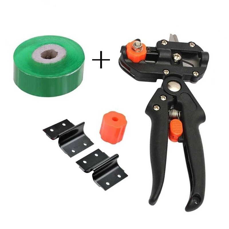 Grafting Pruner Tool Garden Fruit Tree Branch Cutter Secateur Pruning Plant Shears Grafting Scissor: Kit 2
