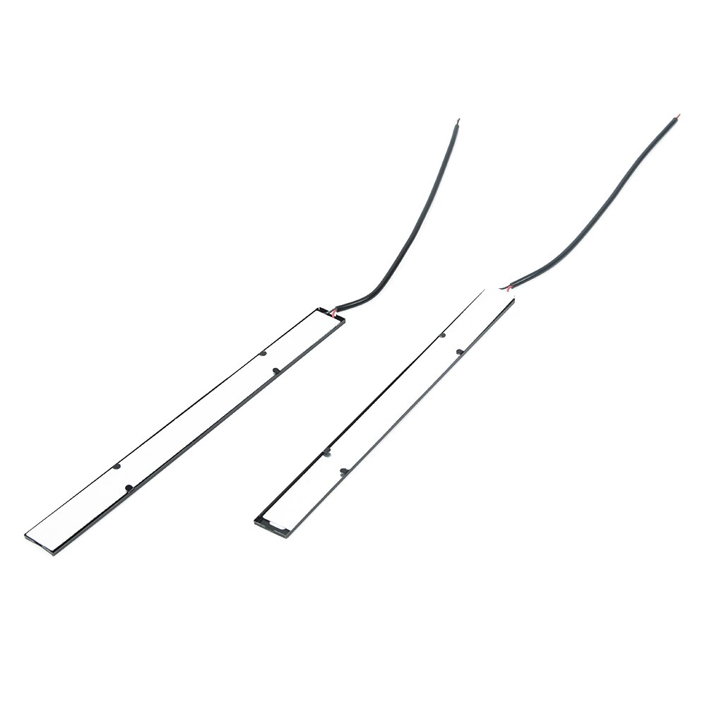 Set Car LED Lights 17cm RED Replacement Luminous 2Pcs 12V DRL Fog Lamp