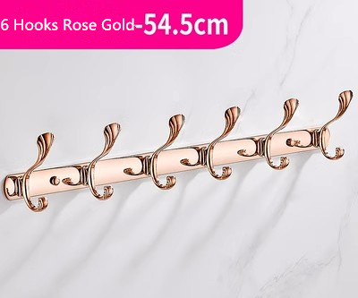 Rose Gouden Handdoek Haak Messing Muur Mount Gouden Handdoek Hanger, Messing Constructie, Badkamer Hardware, Keuken Haak Badkamer Accessoires: Marineblauw