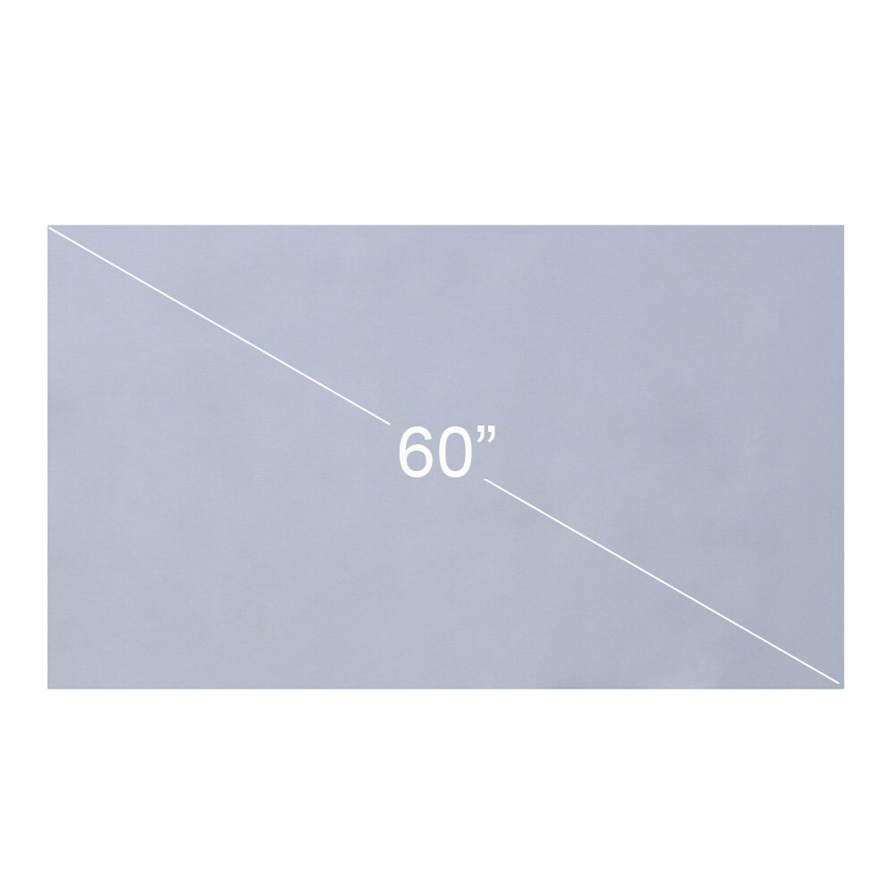 Portable Projector Screen HD 16:9 Frameless Video Projection Screen Foldable Wall Mounted for Home Theater Office Movies