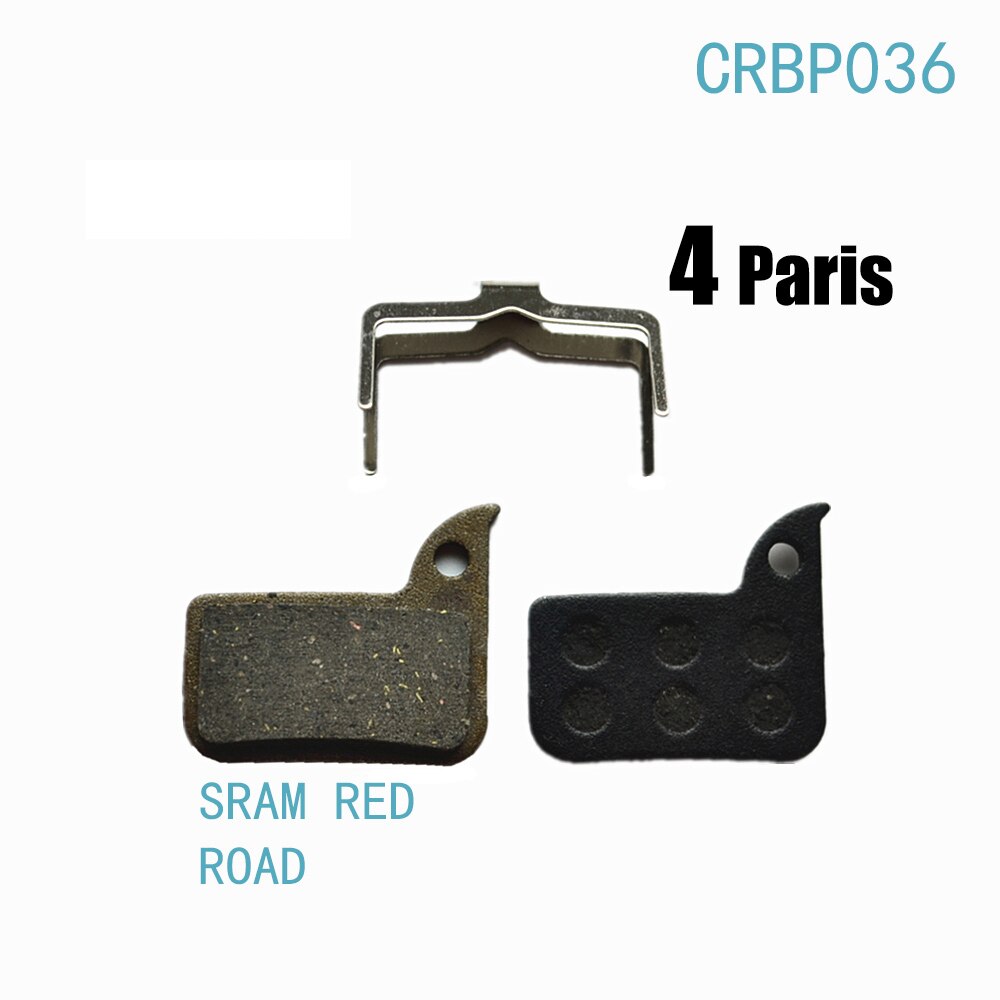 EOOZ 4 Pair Semi - Metallic bicycle DISC BRAKE PADS for Hope TECH X2: CRBP036