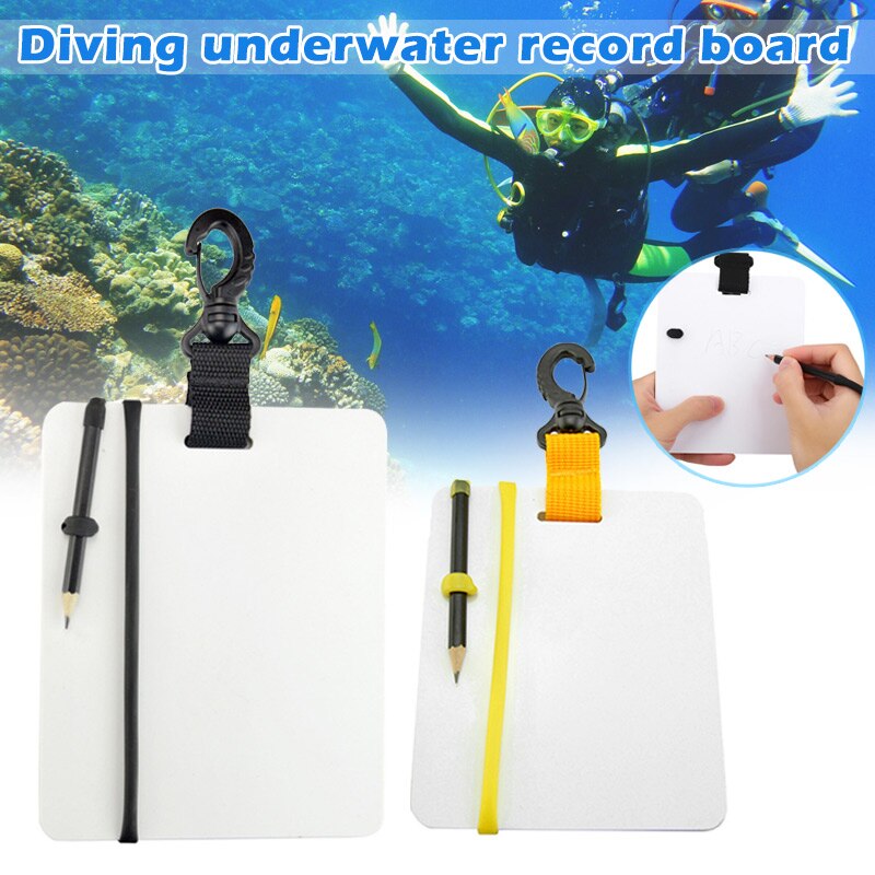 Dykning undersøisk skrevet skifer dykning wordpad speed board med klip drejelig blyant  b2 cshop