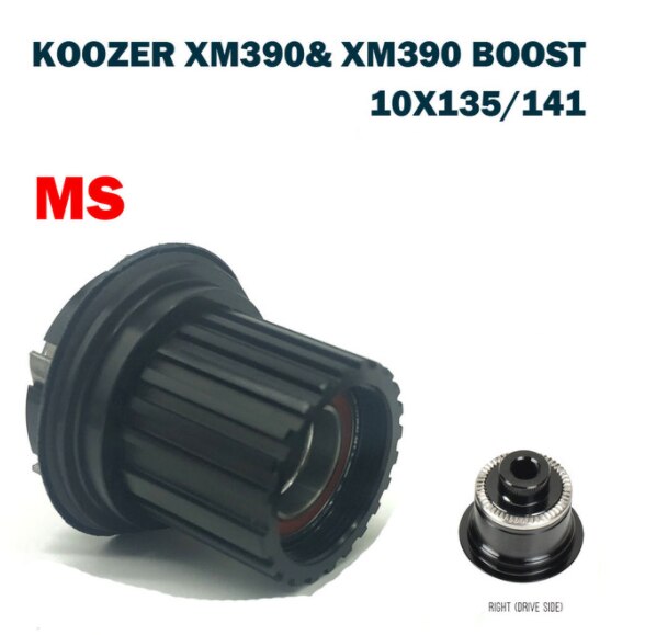 Koozer MTB Fahrrad Hub Schwungrad Körper, für XM390 Schub HG 8-11S 12 Geschwindigkeit XD Frau Freilauf Kassette Ende Kappe Körper 10x13 5/141,12x14 2/148: Frau mit QR Deckel
