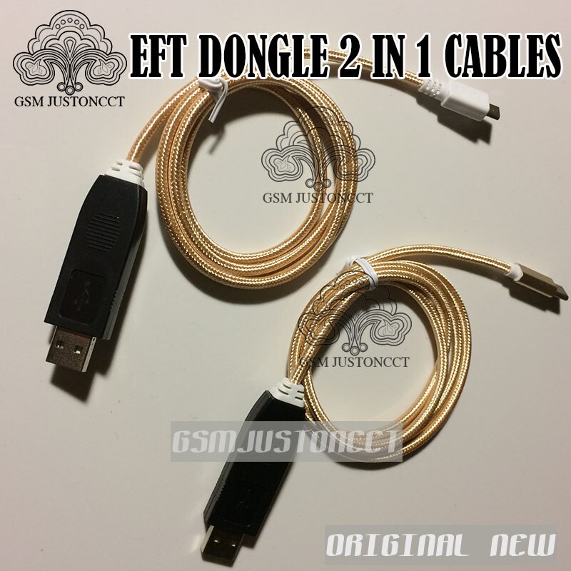 original News EASY FIRMWARE TEMA / EFT DONGLE EFT Dongle Serial 2 IN 1 cable
