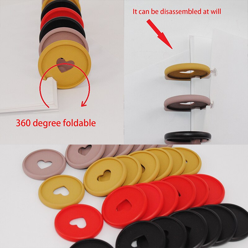 12 sztuk 35mm matowe grzyby Hole dyski wiążące pierścienie plastikowe Notebook Binder dyski grzyb pierścień wiążące Planner Binder dostaw