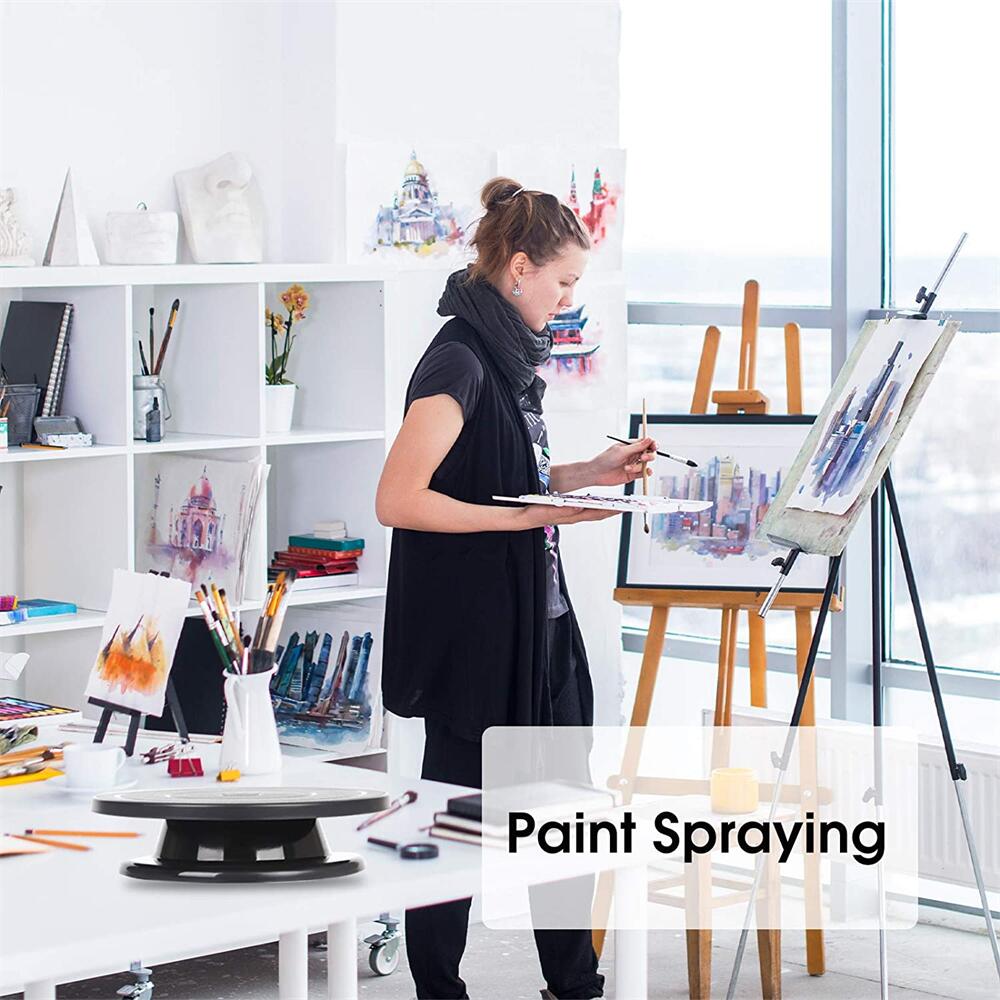 11Inch Plastic Revolving Cake Decorating Stand Cake Icing Turntable/Spinner Rotate Turntable Banding Wheel Paint 0817