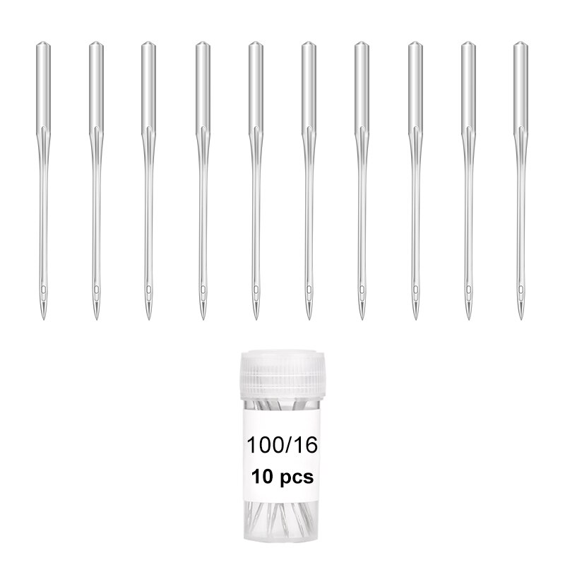 10Pcs Household Sewing Machine Needles With Bottle Universal Regular Round Head Stainless Steel Needles For DIY Sewing: Type2