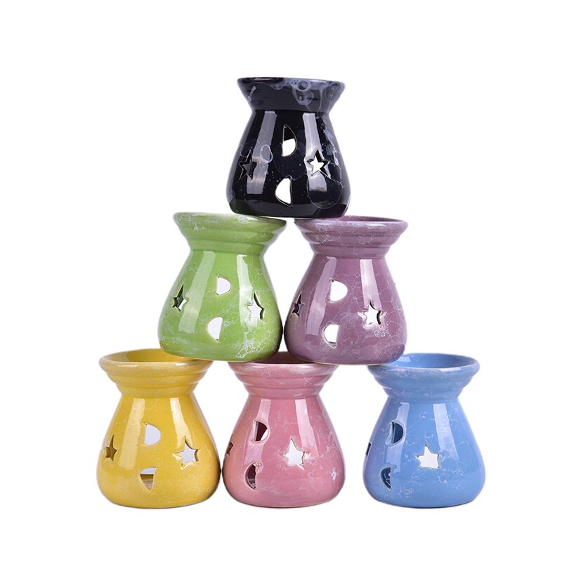 Oil Burners Candle Aromatherapy Furnace Ceramic Scent Lavender Fragrance Aromatherapy Diffuser Home Decor