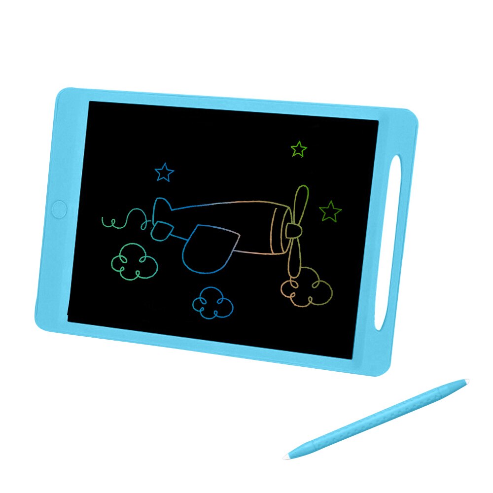 11.5 In LCD Writing Tablet Pressure-sensitive Double-headed Pen Drawing Board Handwriting Paper Doodle Pad for School Office: Blue Multicolored