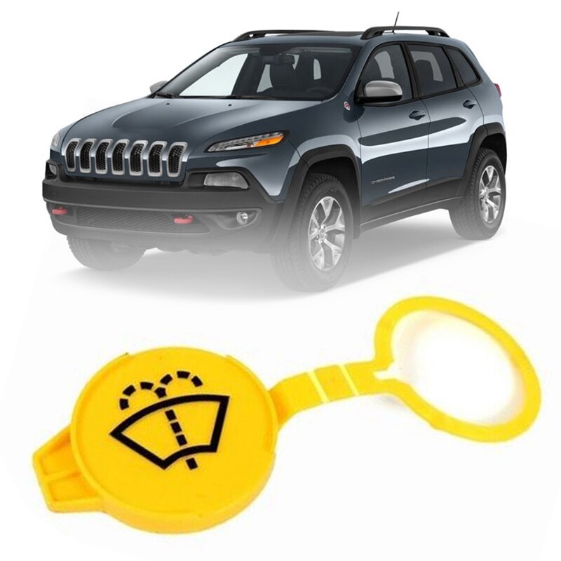 for Jeep Cherokee Windshield Washer Fluid Reservoir Cap Cover 68225063AA