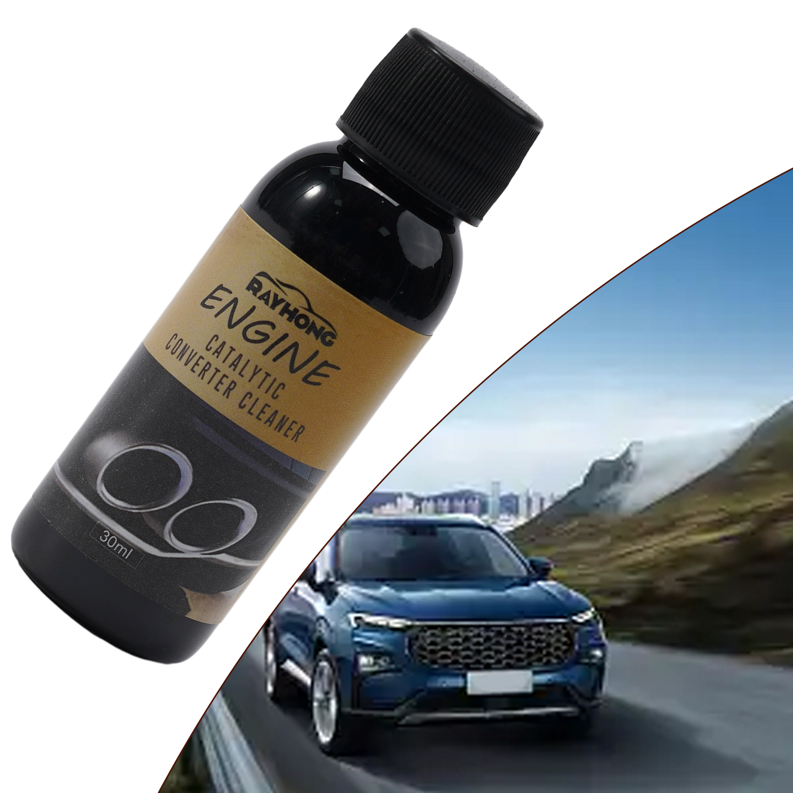 Limpiador de convertidor catalítico de motor de vehículo Universal, limpieza profunda, agente multiusos de eliminación de depósito de carbono para vehículo, 30ML