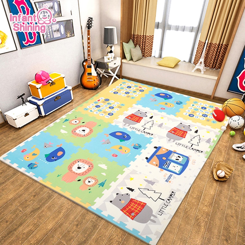 Colchoneta para gatear de bebé de 2cm, colchoneta escalar gruesa para bebés, alfombra plegable para el hogar y fácil de almacenar, manta de espuma para niños